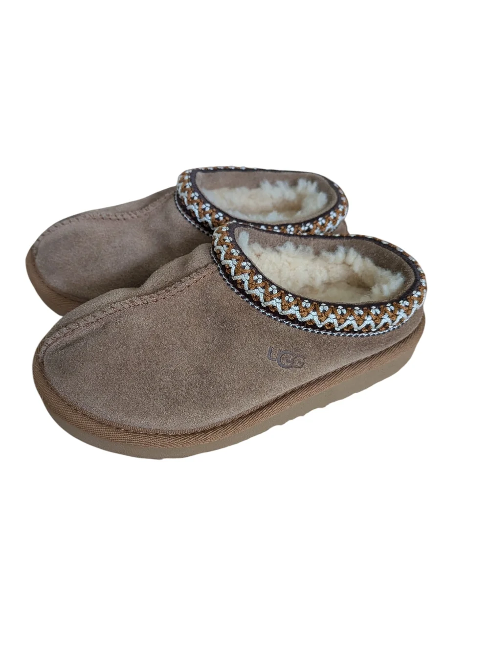 Ugg Tasman II Slippers Toddler Size 11 Chestnut Brown